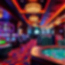 Luxurious gaming environment showcasing a vibrant casino floor