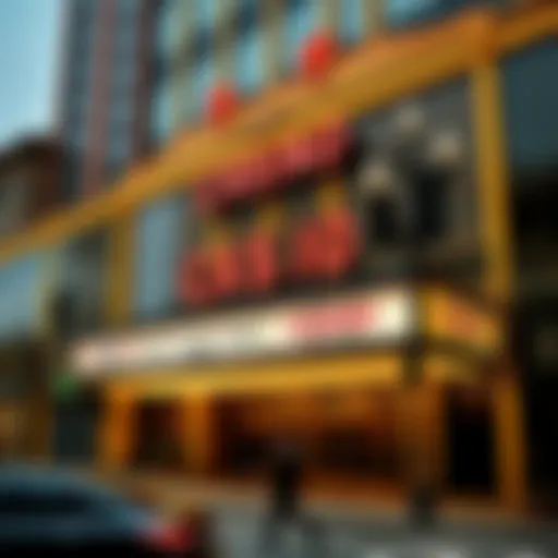 Prominent Casino Exterior in New York City Exterior view of a prominent casino in NYC