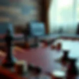 Backgammon board setup with pieces arranged