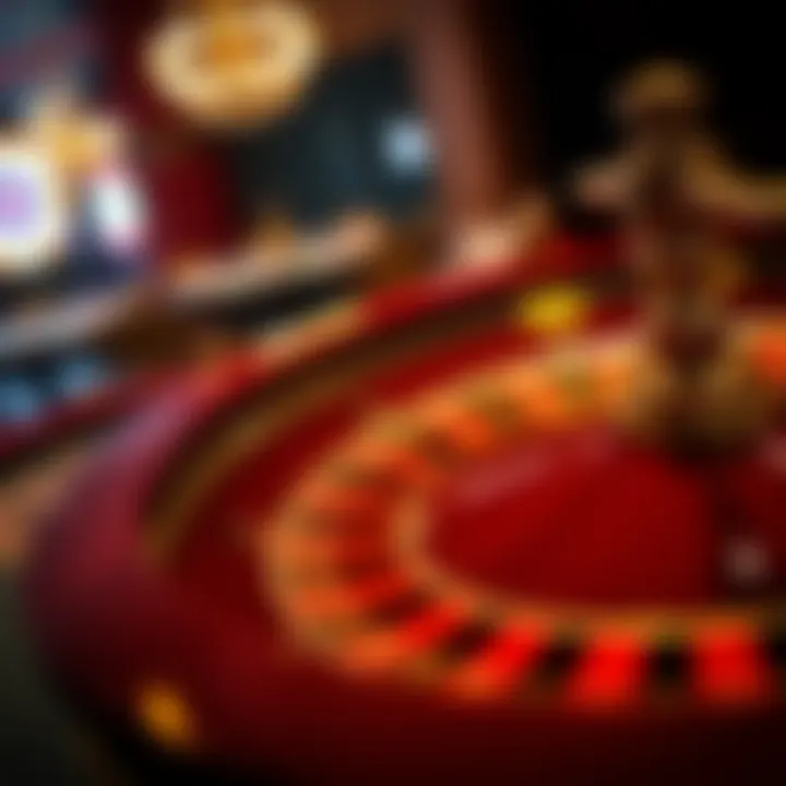 The Thrill of the Spin: Roulette in Action An elegant roulette wheel spinning