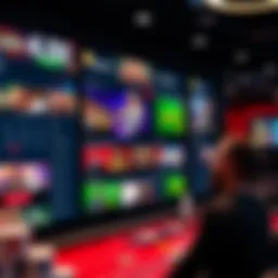 A modern online betting platform showcasing various games and betting options