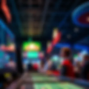 Digital Betting Experience Bettors engaging with digital platforms for wagering.