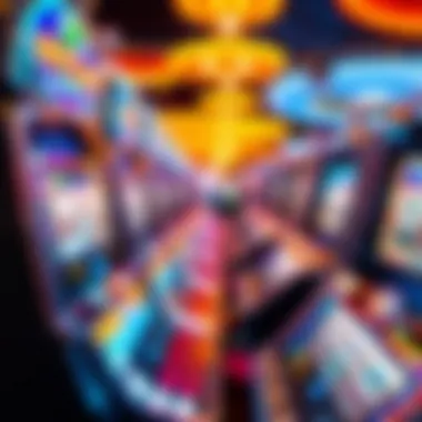 Exciting World of Casino Slots Vibrant casino slots display with spinning reels