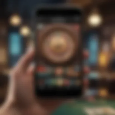 Mobile App Interface for Earning Money A smartphone displaying a money-making app interface