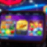 Mobile Gaming Interface for Real Money A vibrant mobile gaming interface showcasing various games available for earning real money through GCash.