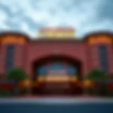 The Grand Entrance of Lake Ozark Casino Exterior view of Lake Ozark Casino showcasing its grandeur