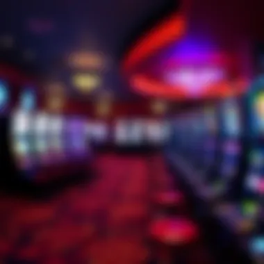 A Thrilling Gaming Experience at the Casino Vibrant gaming floor filled with slot machines and tables