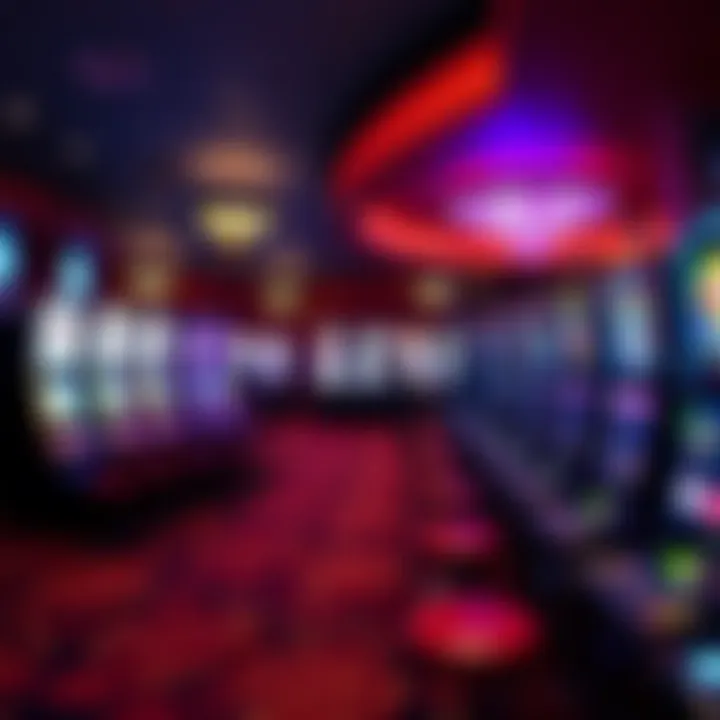 A Thrilling Gaming Experience at the Casino Vibrant gaming floor filled with slot machines and tables