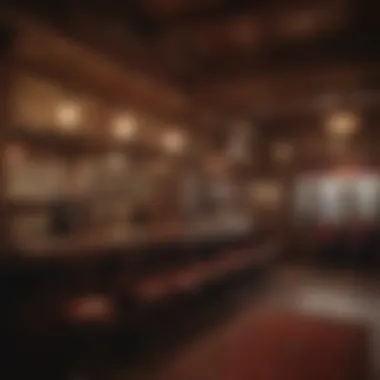 Historical Saloon Culture in Las Vegas Historical depiction of saloon culture in Las Vegas with vintage decor