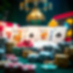 An enticing display of various online casino bonus offers