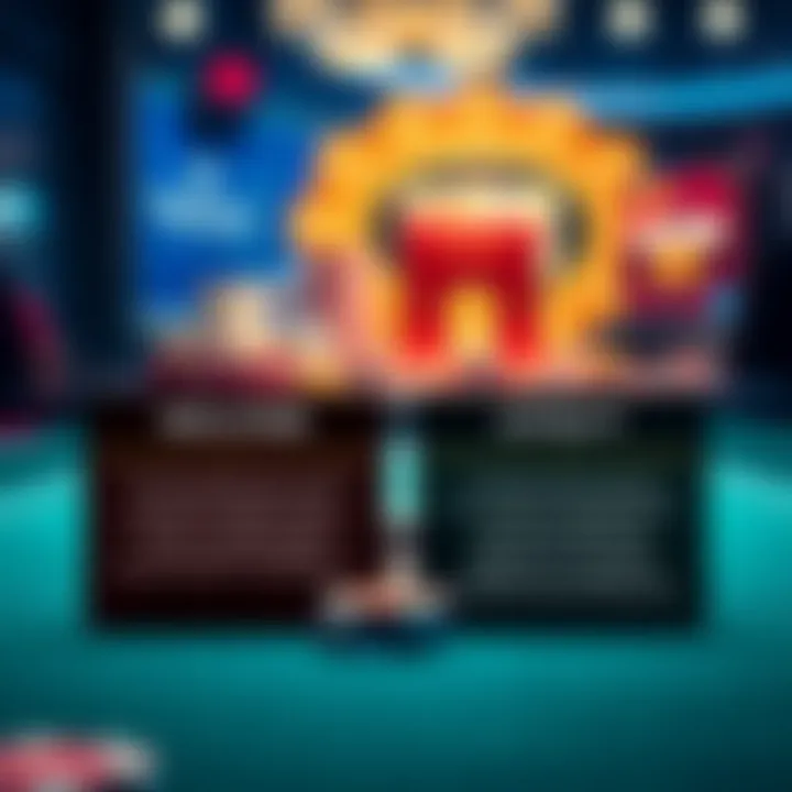 Comparison of Welcome and Loyalty Bonuses Diagram illustrating the differences between welcome and loyalty bonuses