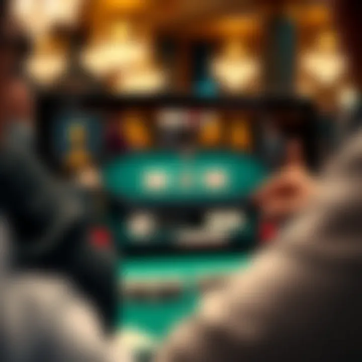 Strategic Gameplay on PPPoker App Strategic gameplay on the PPPoker app demonstrated through a screenshot