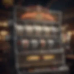 Vintage slot machine showcasing classic design