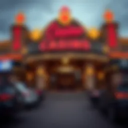 Exterior view of a prominent casino in Alabama