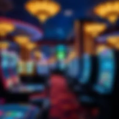 Luxurious gaming area inside an Alabama casino