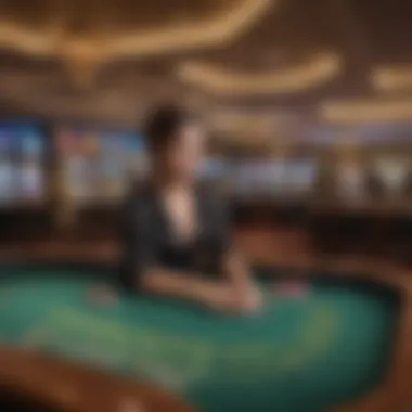 An intricate layout of a river sweepstakes casino highlighting its unique gaming options