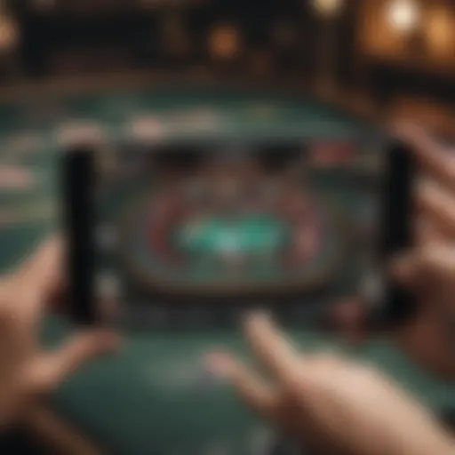 Overview of Full Tilt Poker App Interface