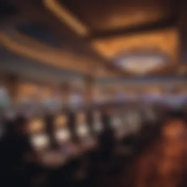 Interior view of a vibrant Atlantic City casino bustling with activity