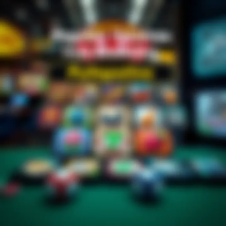 A collection of game icons representing popular genres that allow players to earn real money.