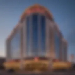 Exterior view of Hard Rock Hotel Casino NJ showcasing its iconic architecture