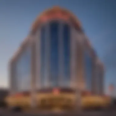 Exterior view of Hard Rock Hotel Casino NJ showcasing its iconic architecture
