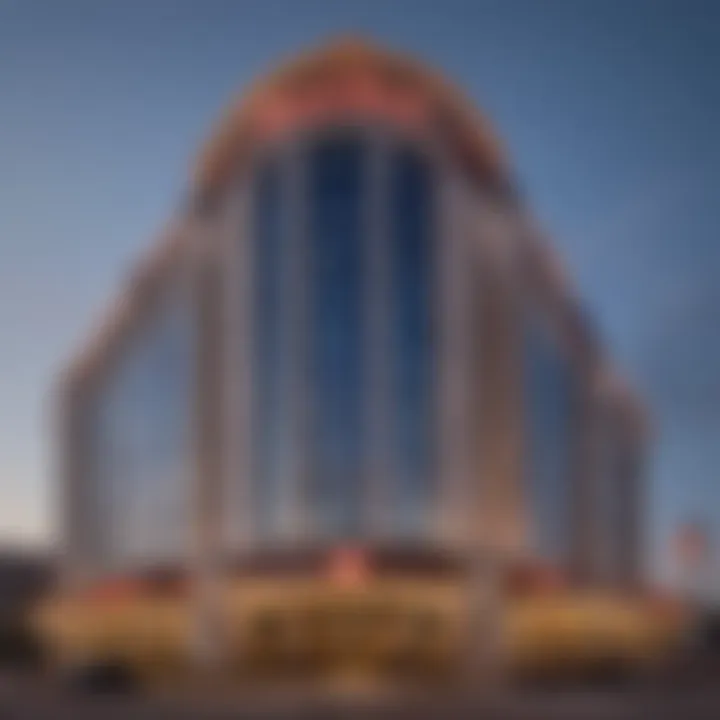Exterior view of Hard Rock Hotel Casino NJ showcasing its iconic architecture