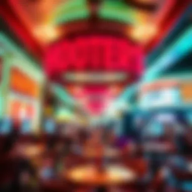 Lively atmosphere inside Hooters Las Vegas