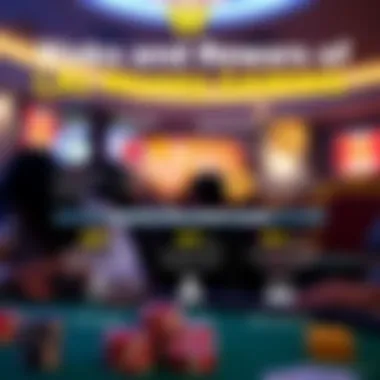 Risks and Rewards of Real Money Gaming An infographic showing the potential risks and rewards associated with real-money gaming.