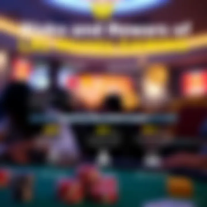 Risks and Rewards of Real Money Gaming An infographic showing the potential risks and rewards associated with real-money gaming.