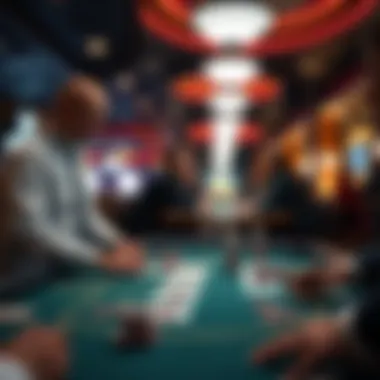 Practice sessions in a realistic casino setting