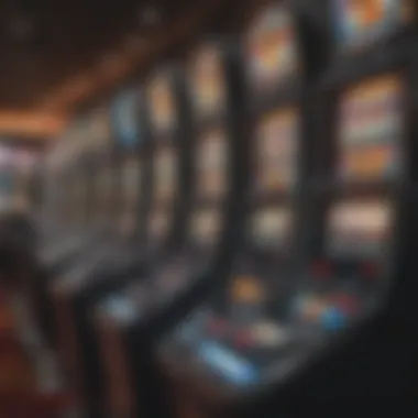 Lively gaming floor filled with slot machines