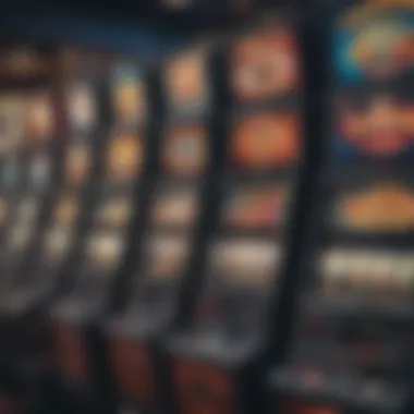 An array of unique slot machines showcasing various themes