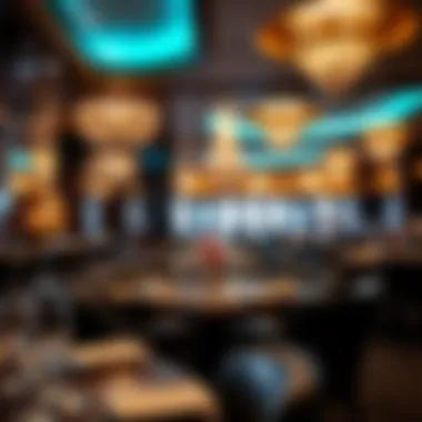 Elegant dining area highlighting the unique culinary offerings