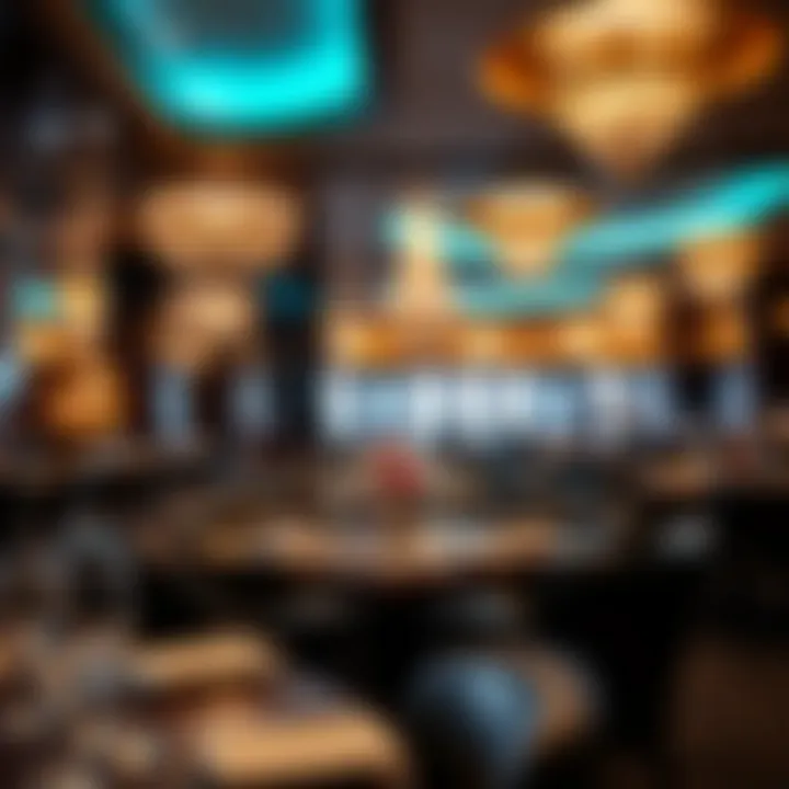 Elegant dining area highlighting the unique culinary offerings