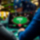 User interface of a popular paid poker app showcasing a virtual table