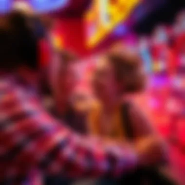 A close-up visualization of player engagement and excitement during the rocket ship gambling game.