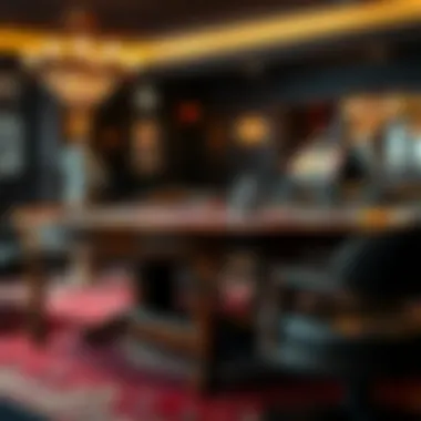 Elegant Wooden Poker Table Elegant wooden poker table showcasing premium craftsmanship