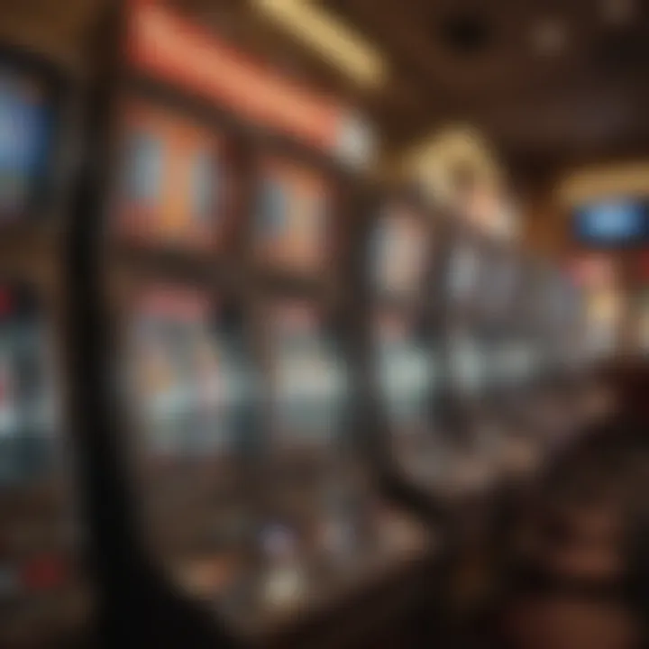 Dazzling display of Quick Hits Vegas slot machines