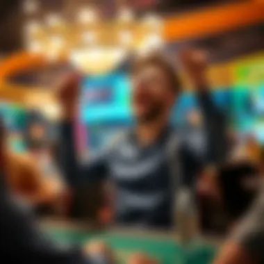 Success in Online Betting with Venmo Enthusiastic bettor celebrating a win