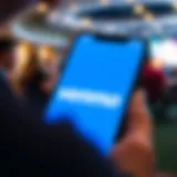Venmo logo on smartphone screen