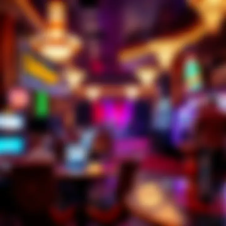 Vibrant Entertainment Scene at Station Casinos Entertainment area featuring live performances and events at a Station Casino