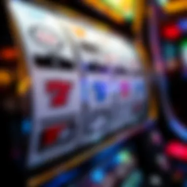 The Mechanics Behind the Reels Close-up of a slot machine's reels