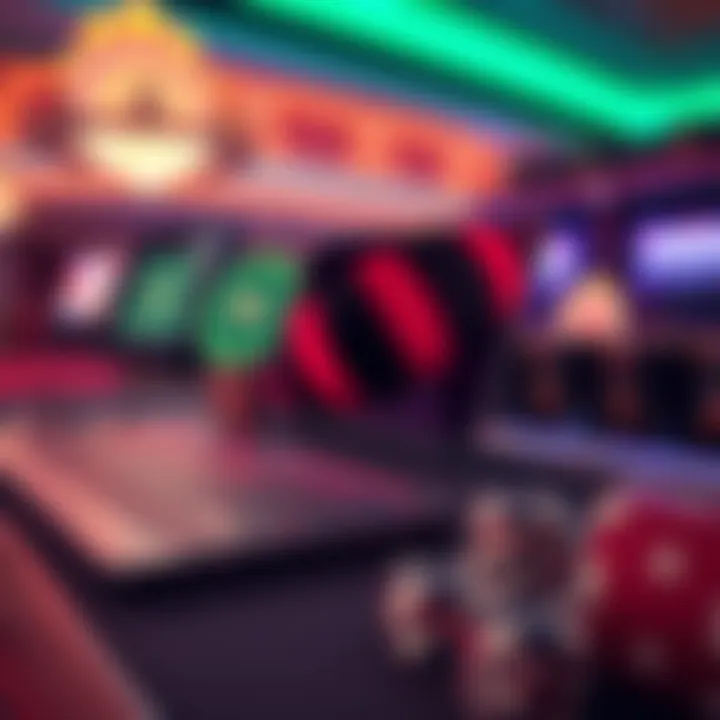 An infographic representing the evolution of online gambling technology.