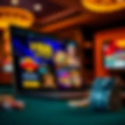 A captivating visual of a digital casino interface showcasing promotional offers.