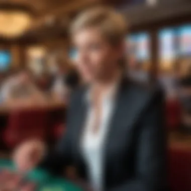 Ellen DeGeneres at a casino event