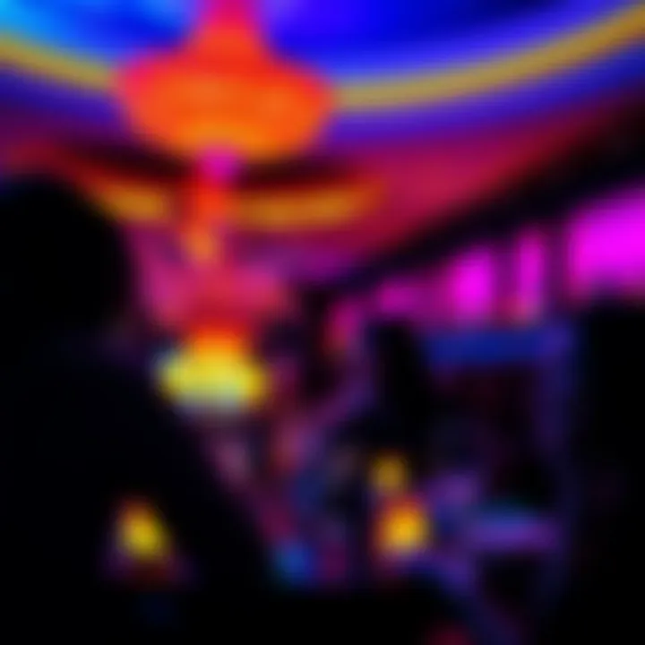 Vibrant Evening Experience at The Palm Guests enjoying a vibrant evening at The Palm