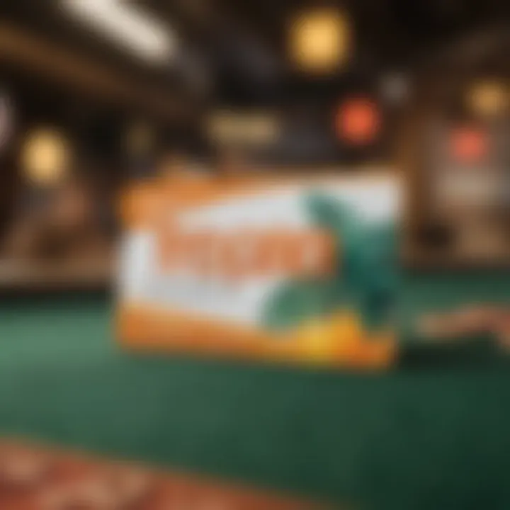 Close-up of Tropicana Rewards card highlighting loyalty benefits