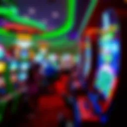 Vibrant gaming floor at Turning Stone Casino