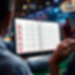 Graphical representation of parlay odds