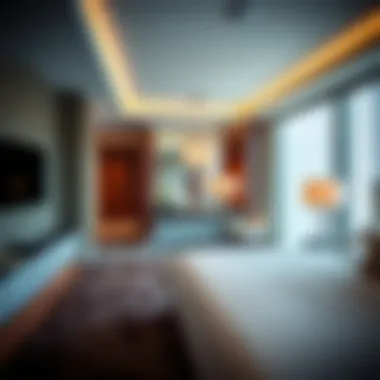 Lavish Accommodations at Vdara Luxurious guest suite at Vdara showcasing modern amenities